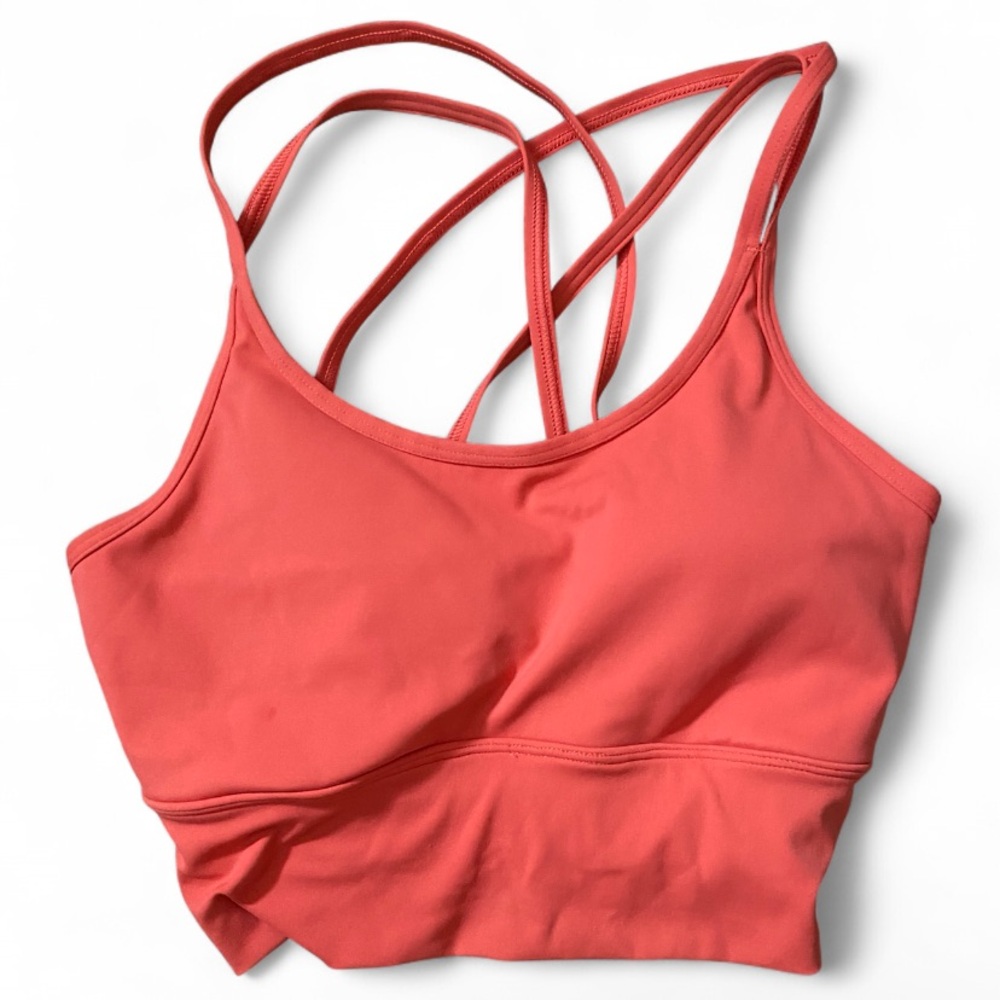 Hollister Vibrant Coral Sports Bra